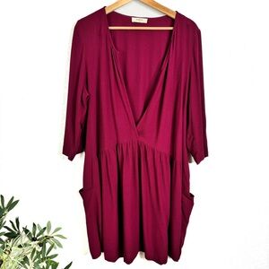 BA&SH Deep V Short Dress Size L